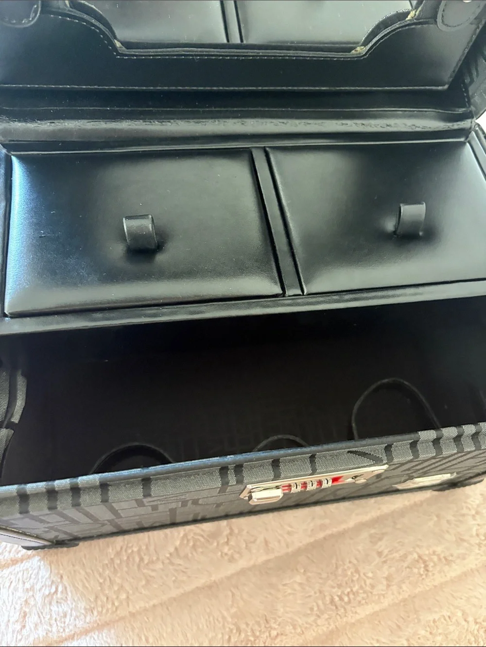 Vintage Diane vonFurstenburg Train Make Up Case with Combination Lock
